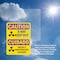Signmission Radiation & Laser Sign, 14 in H x 10 in W, Vinyl Decal, Rectangle OS-2PACK-CR-D-1014-L-10199 - alternate 3